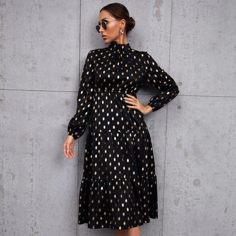 Beautiful VERY shiny dress from SHEIN.